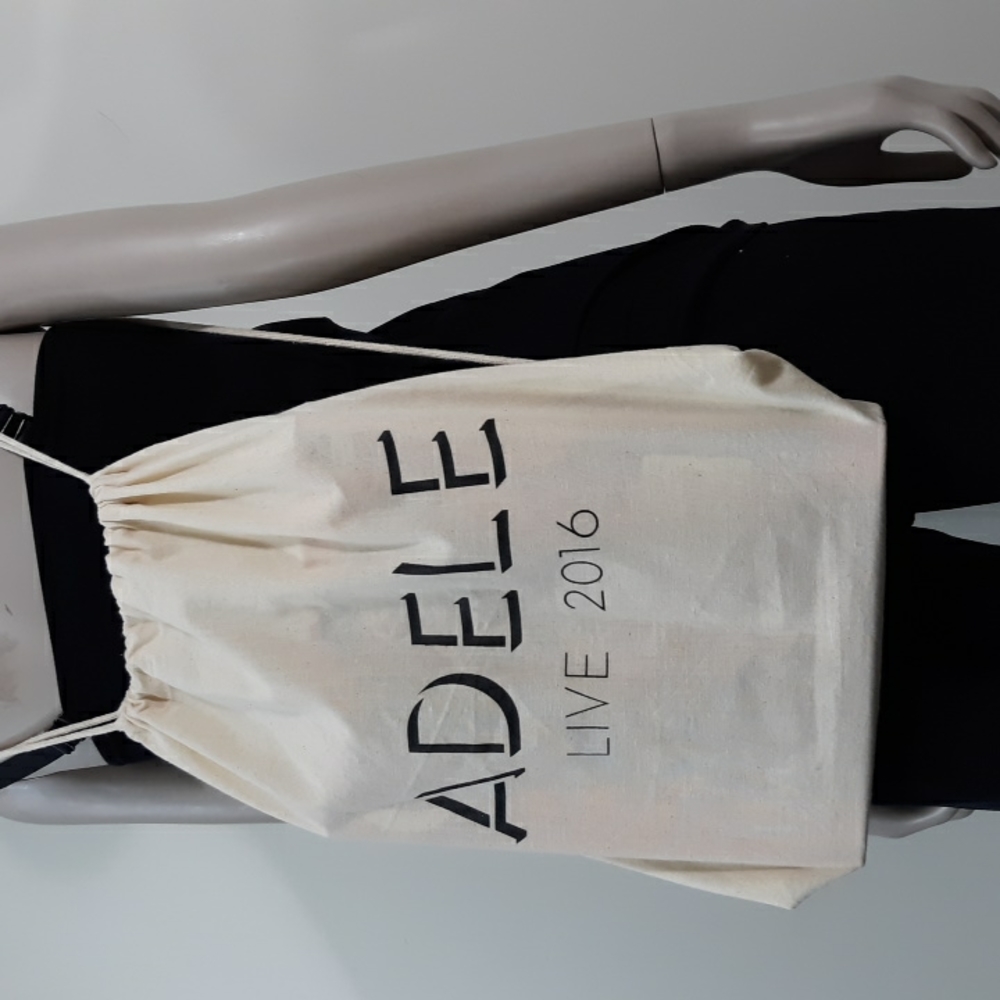 Adele Live 2016 Concert Cotton Drawstring Bag Backpack